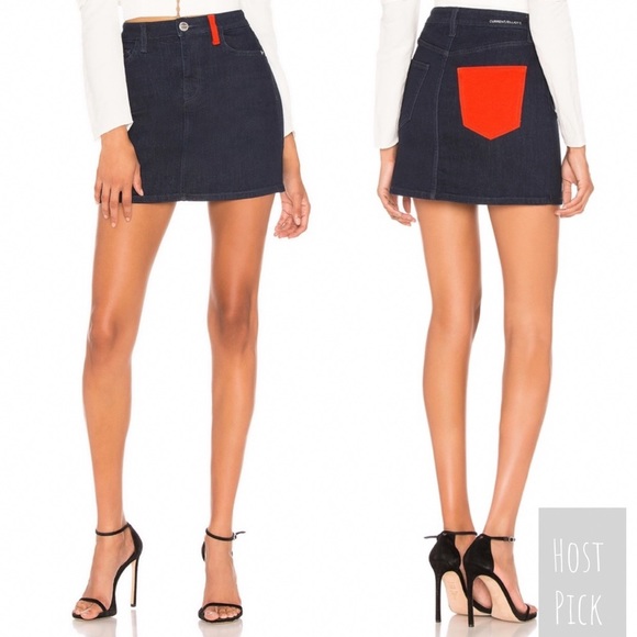 CURRENT/ELLIOT The 5 Pocket Denim Mini Skirt NWT - Picture 2 of 8